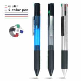 קואטרו – עט פטנט מעוצב עם 4 מילויים וראשי דיו בצבעים שונים